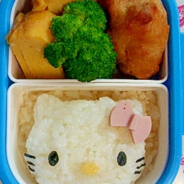 キャラ弁☆簡単キティ